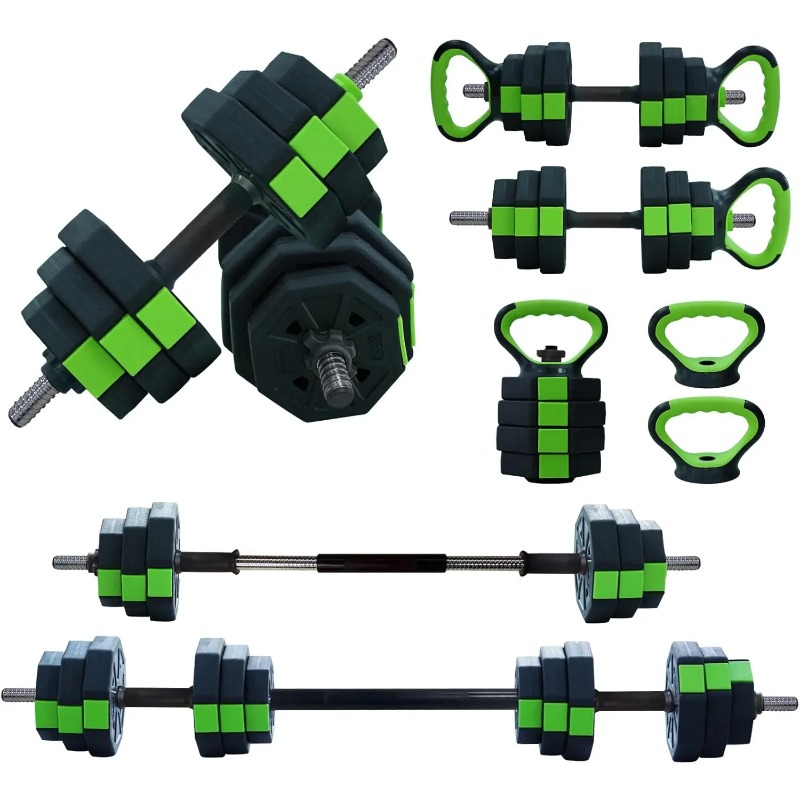 Home Gym Dumbbell Set - 4 in 1 Adjustable Dumbbell Set,44lbs