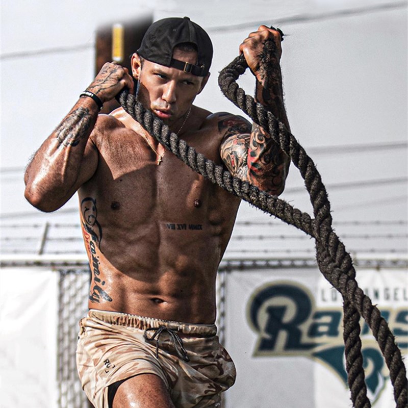 Battle Rope Heavy - 9/12/15M*25MM Fitness Polyester Heavy Jump Skip