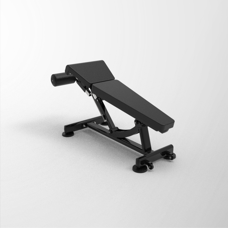 Home Gym Essentials - Adjustable Decline Bench Fitness Chair Negative