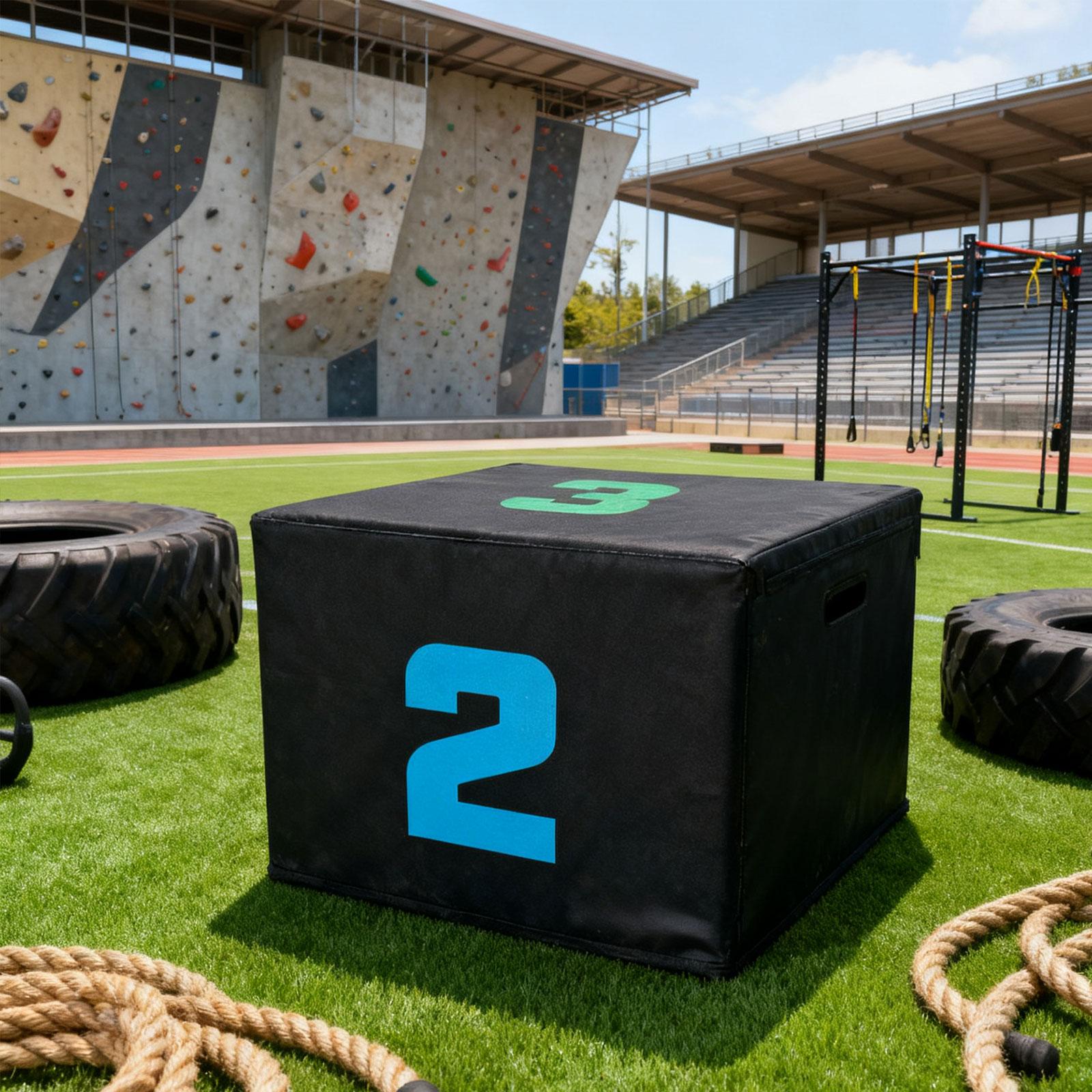 Home Gym In A Box - PVC Plyometric Jump Box Step Platform