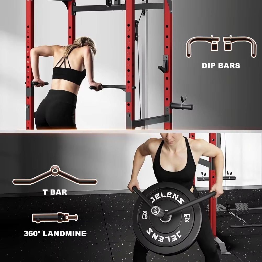 S21 Power Cage Multi-Function  - огляд і ціна Home Gym Rack With Cables