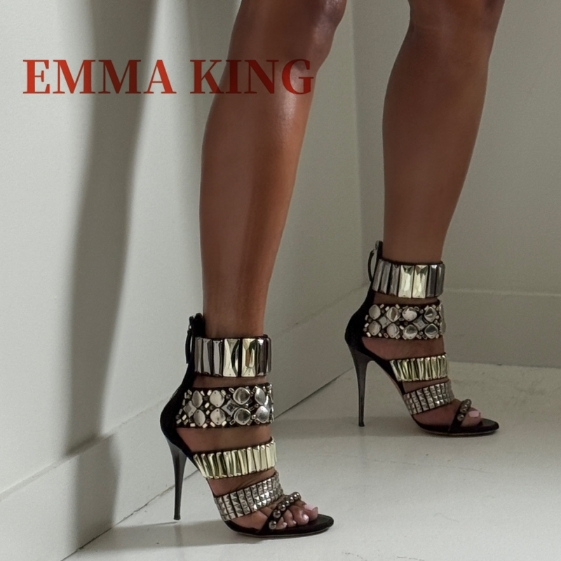 Black Embellished Ankle Strap  - огляд і ціна Ankle Strap Attachment