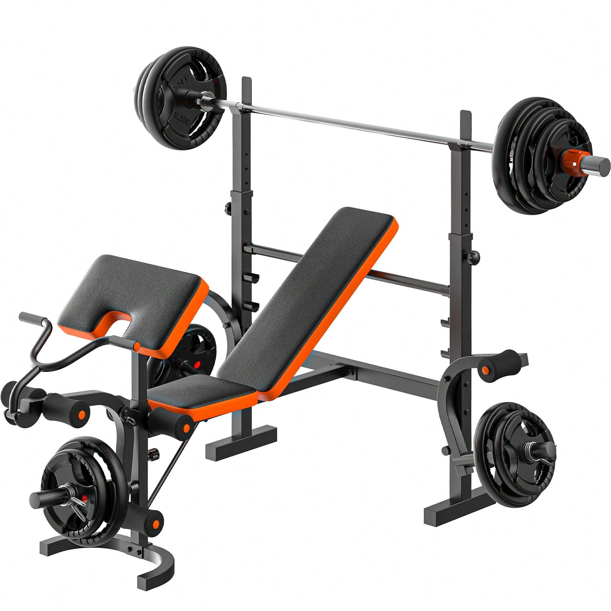 GIKPAL Weight Bench, Bench Pre - огляд і ціна Home Gym With Leg Press
