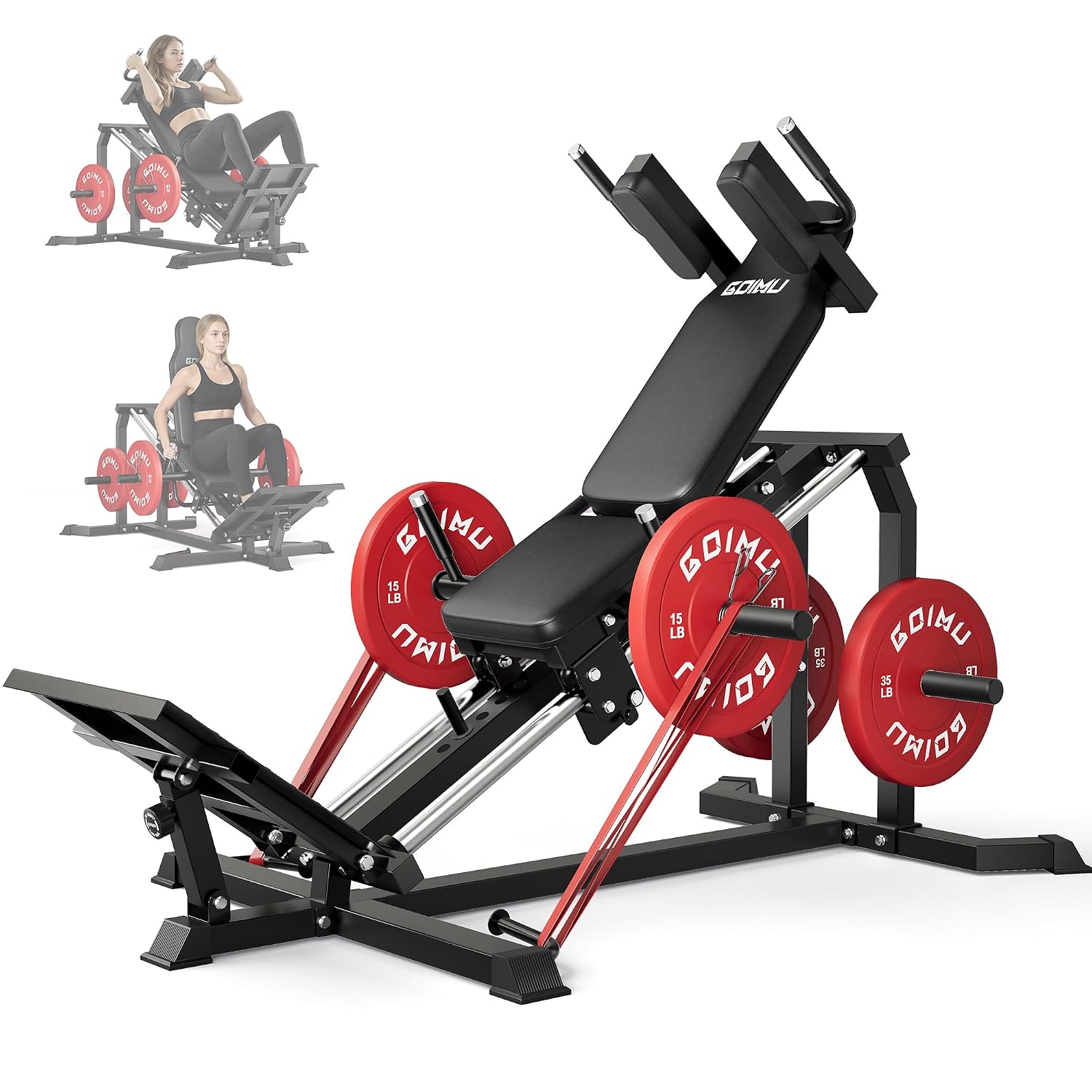 L5 Leg Press Hack Squat Machin - огляд і ціна Home Gym With Leg Press