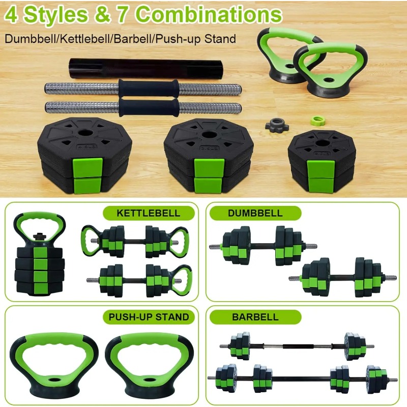 4 in 1 Adjustable Dumbbell Set - огляд і ціна Home Gym Dumbbell Set