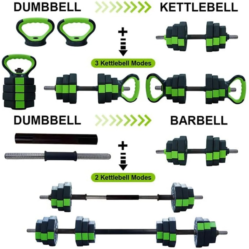 4 in 1 Adjustable Dumbbell Set - огляд і ціна Home Gym Dumbbell Set