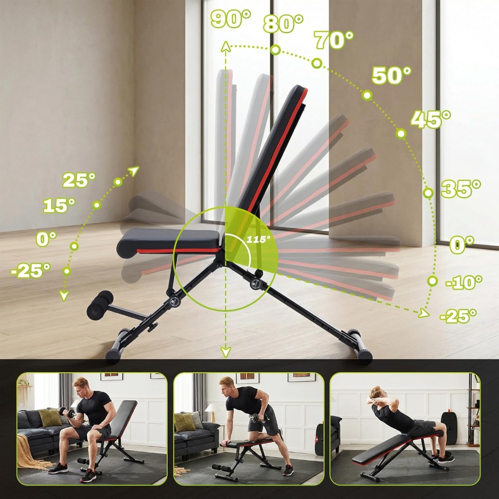 Adjustable Weight Bench for Fu - огляд і ціна Home Gym Bench