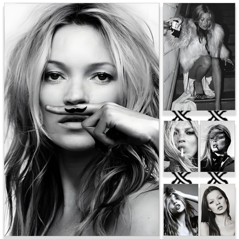 Celebrity K-Kate Moss Poster H - огляд і ціна Home Gym Aesthetic