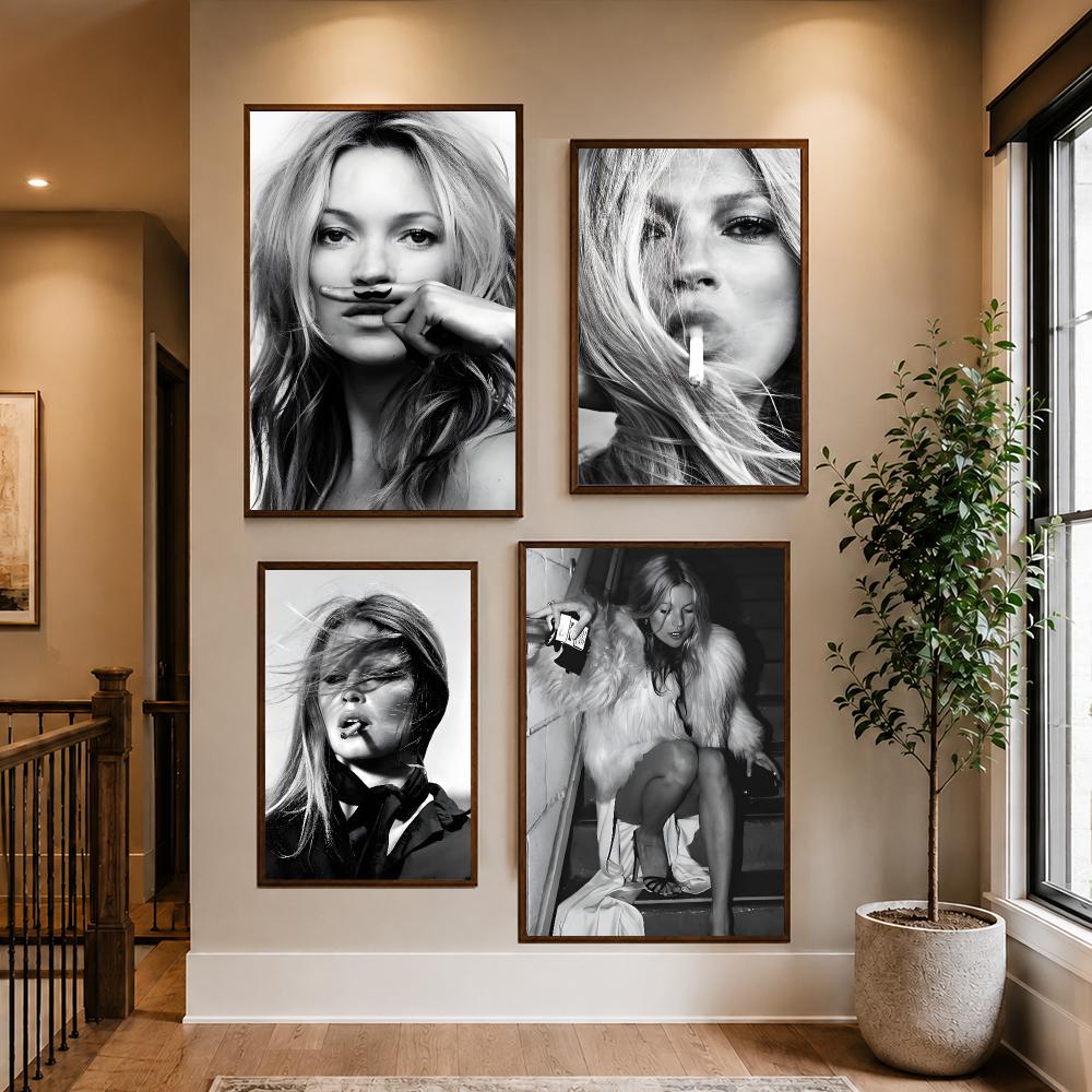 Celebrity K-Kate Moss Poster H - огляд і ціна Home Gym Aesthetic