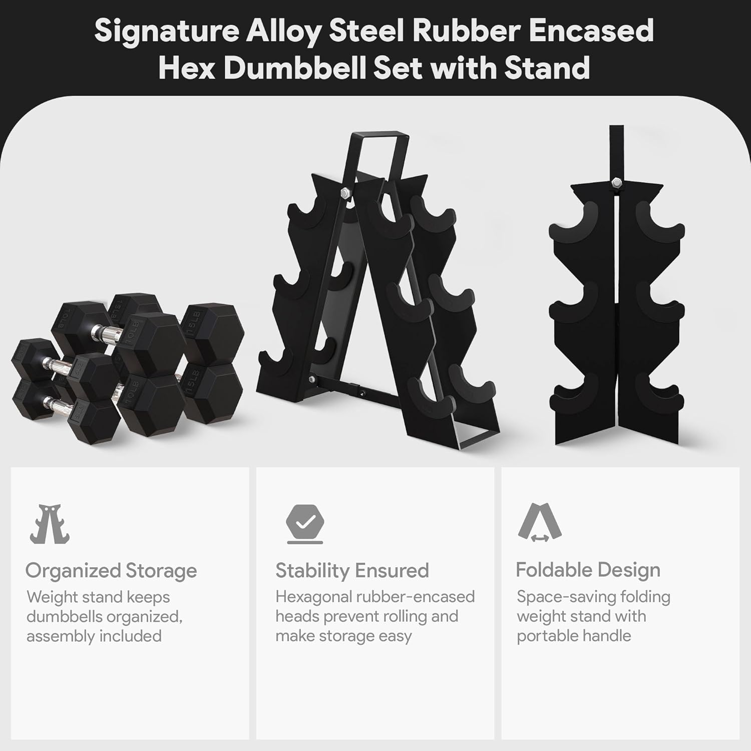 Home Gym Exercise, Rubber Enca - огляд і ціна Home Gym Dumbbell Set