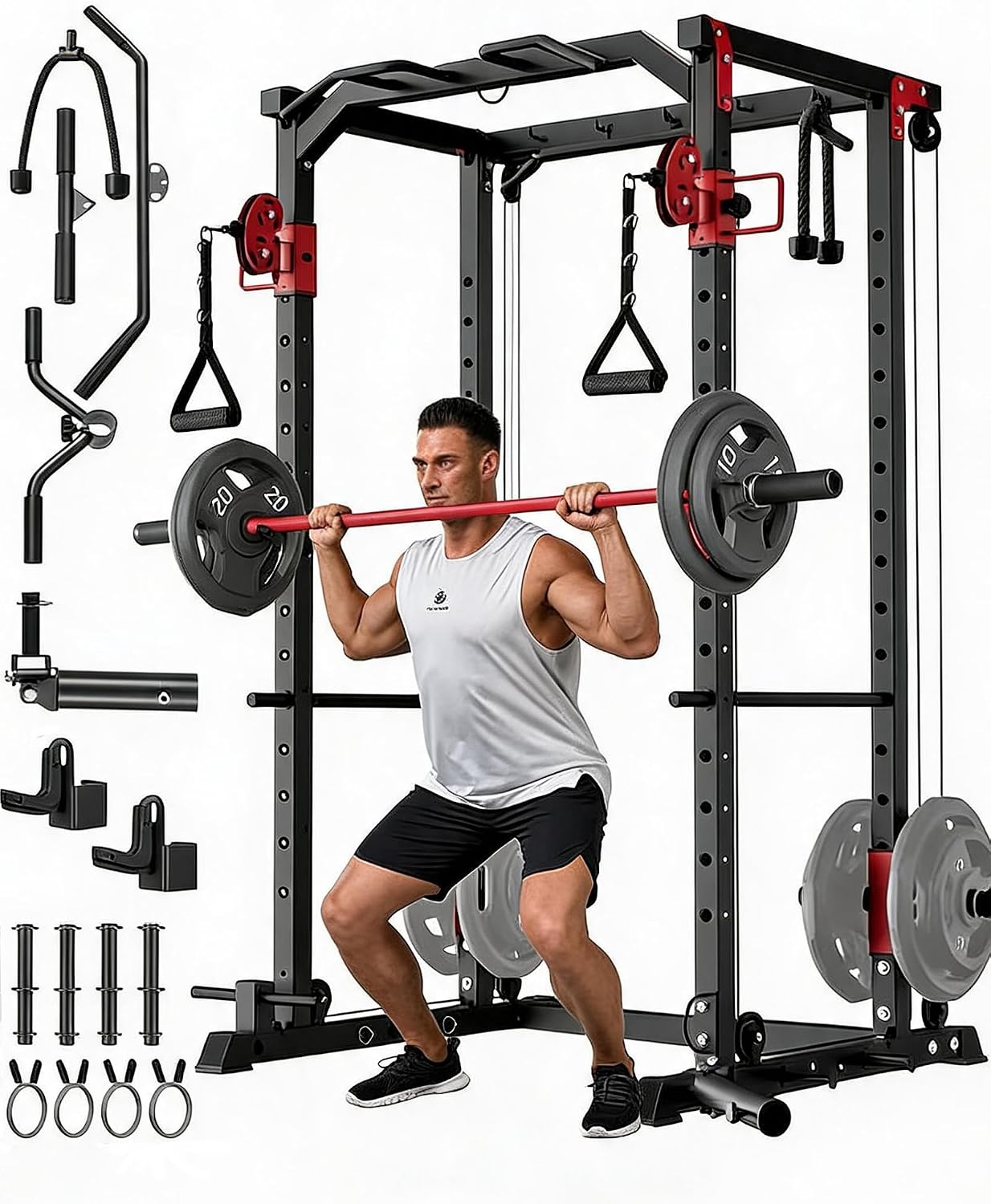 Multi-Functional Power Rack fo - огляд і ціна Home Gym Rack With Cables