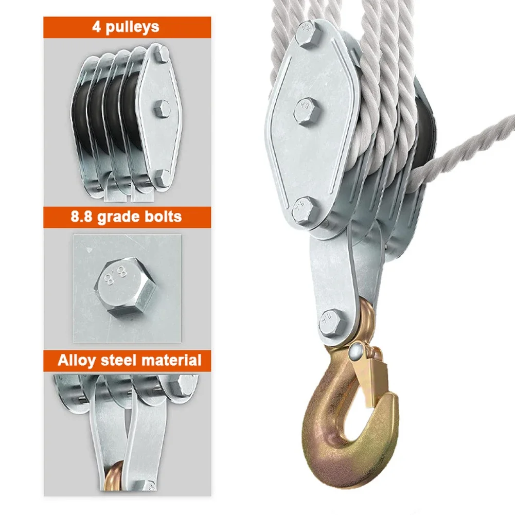 270° Rotatable Rope Pulley Blo - огляд і ціна Pull Up Bar Tower