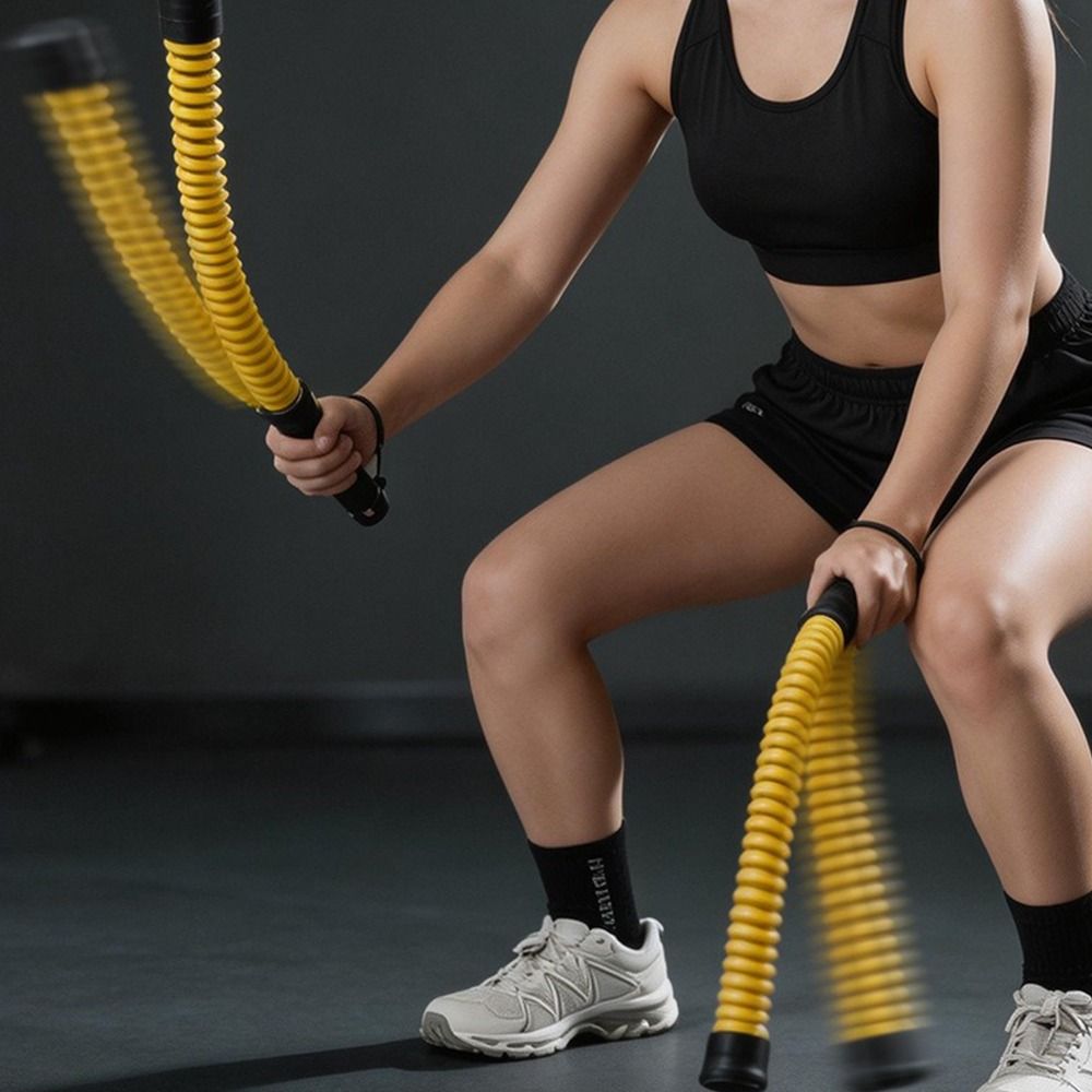 2pcs Non-Slip Handle Cordless  - огляд і ціна Battle Rope Heavy