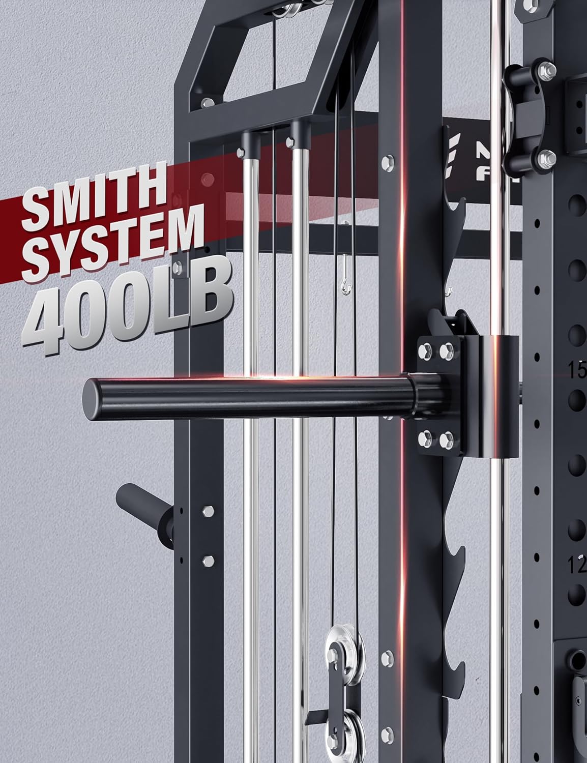Smith Machine Home Gym Squat R - огляд і ціна Home Gym Rack With Cables