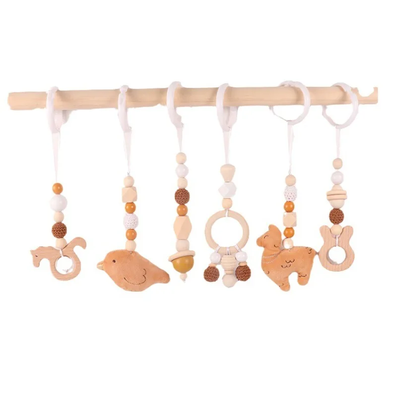 6Pcs Wooden Baby Toys Wooden B - огляд і ціна Home Gym Aesthetic