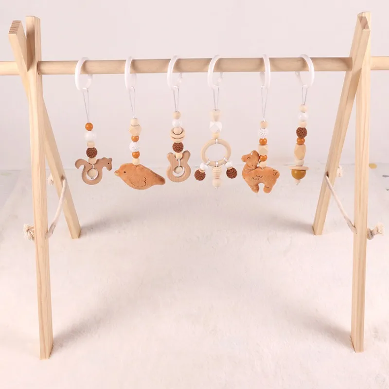 6Pcs Wooden Baby Toys Wooden B - огляд і ціна Home Gym Aesthetic