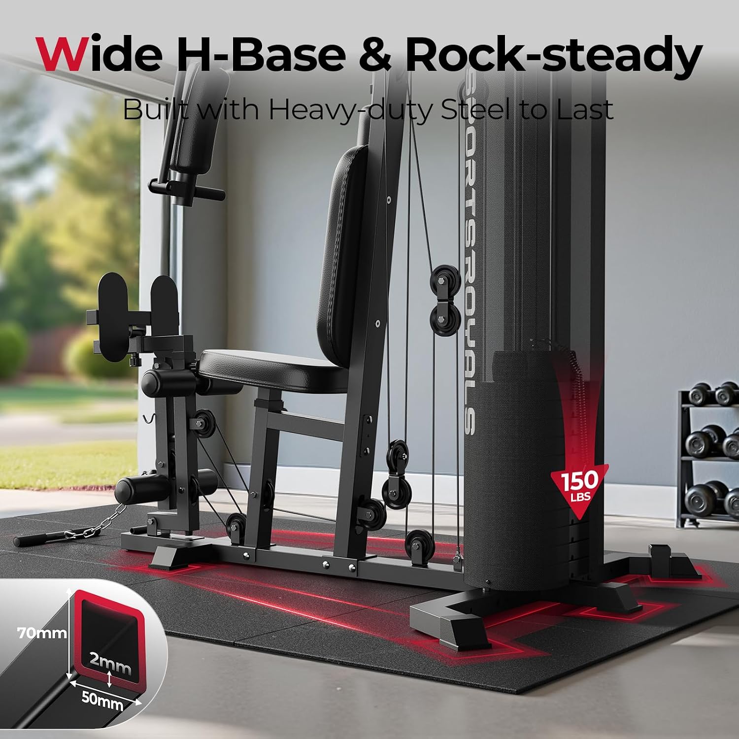 Home Gym, Multifunctional Work - огляд і ціна Home Gym With Leg Press