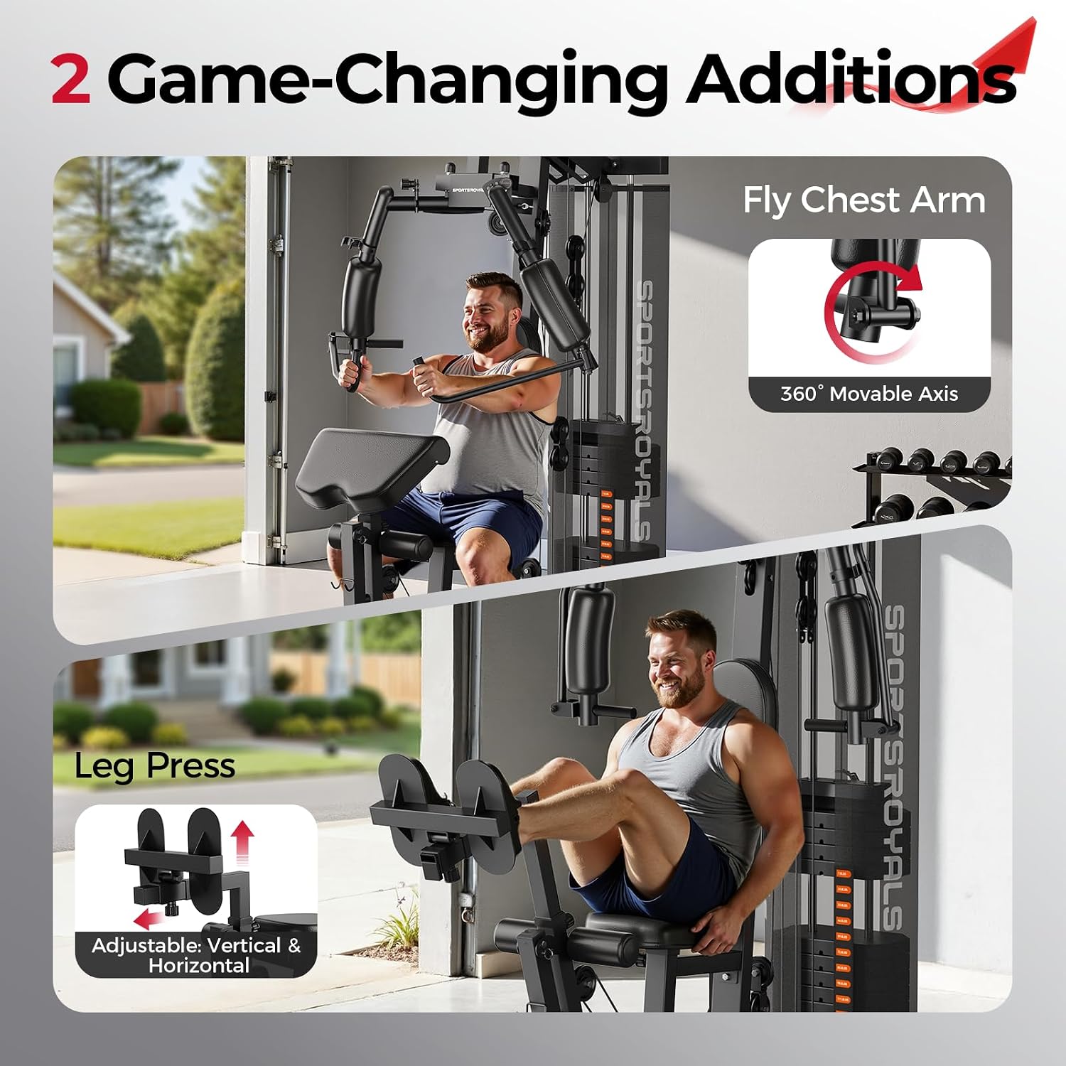 Home Gym, Multifunctional Work - огляд і ціна Home Gym With Leg Press