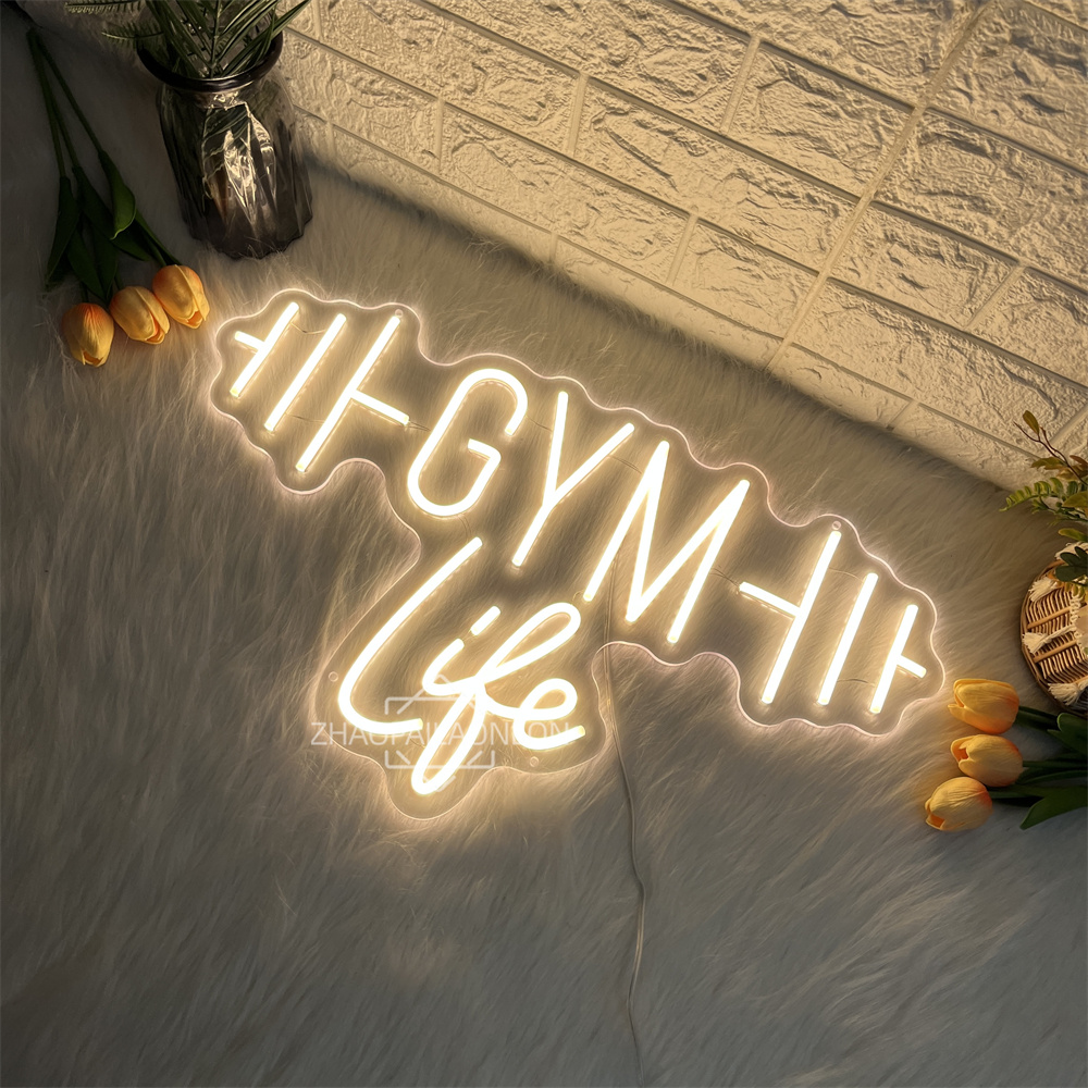 Dumbbell GYM Neon Signs for Wa - огляд і ціна Home Gym Aesthetic
