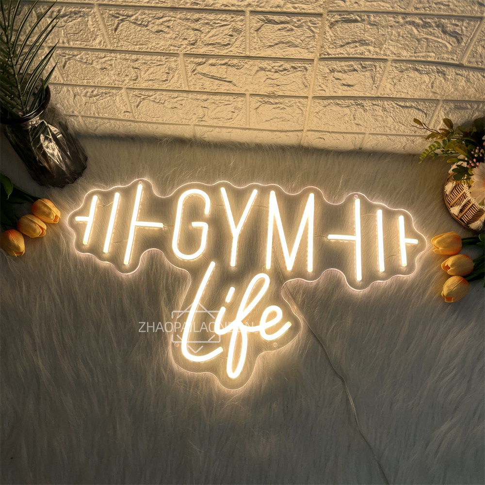 Dumbbell GYM Neon Signs for Wa - огляд і ціна Home Gym Aesthetic