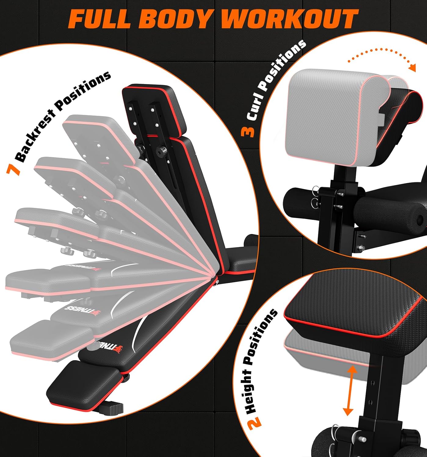 Home Gym Foldable Weight Bench - огляд і ціна Home Gym Bench