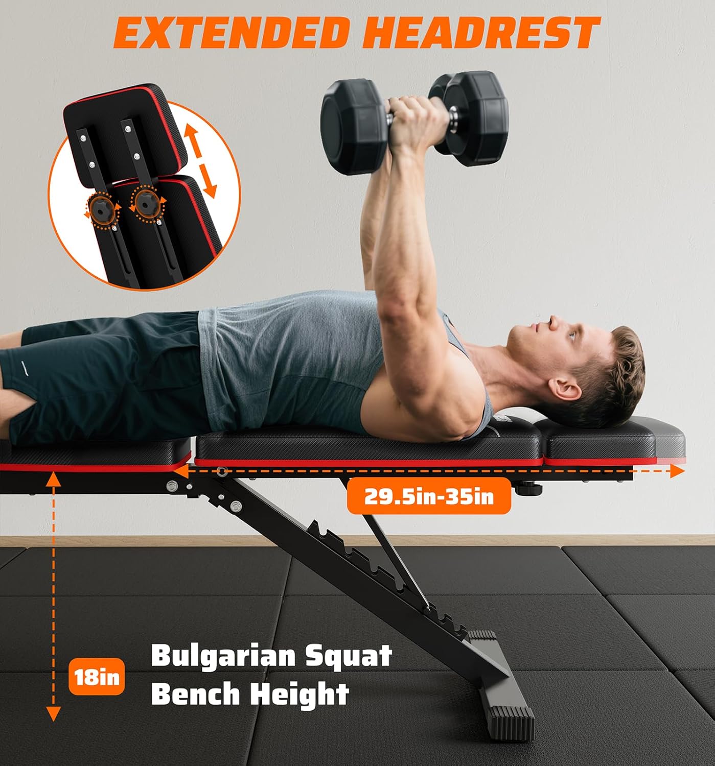 Home Gym Foldable Weight Bench - огляд і ціна Home Gym Bench