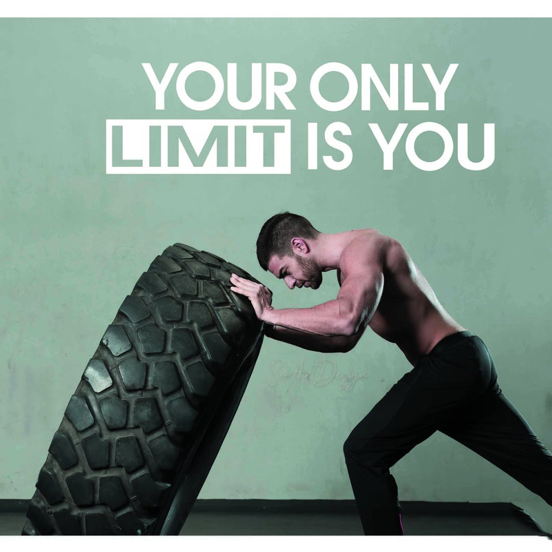 Your only limit is you - Wall  - огляд і ціна Home Gym Aesthetic