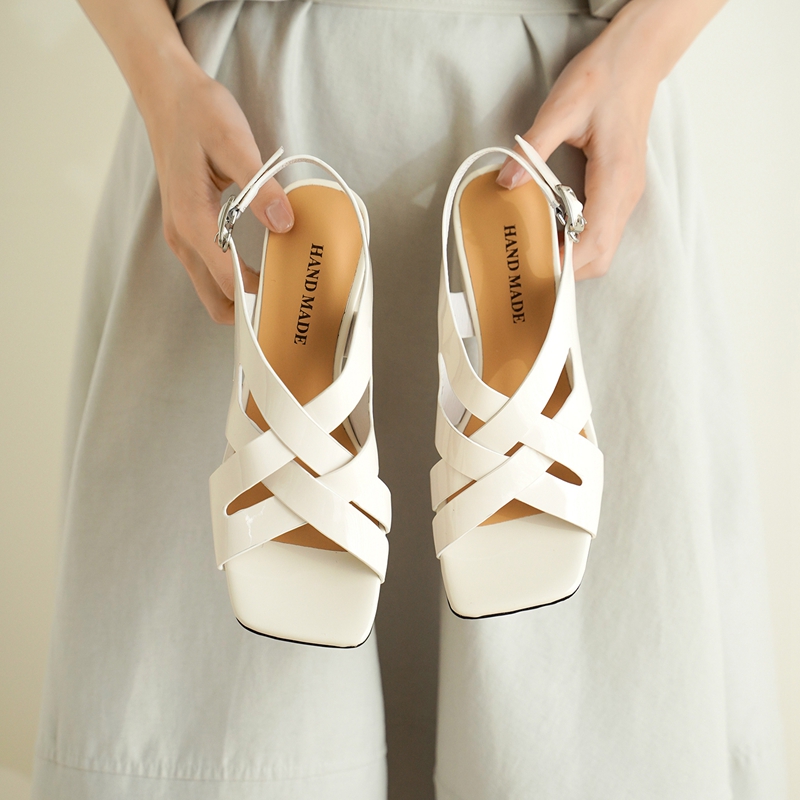 Women's new summer genuine lea - огляд і ціна Ankle Strap Attachment