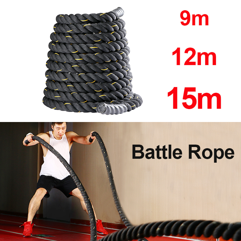 9M/12M/15M Fitness Battle Rope - огляд і ціна Battle Rope Heavy